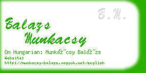 balazs munkacsy business card